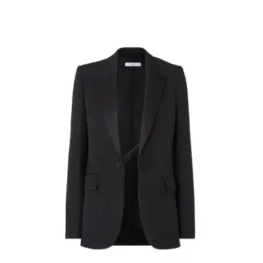 Fendi Menswear-inspired single-breasted blazer with an oversized | Thumbnail 1 Fendi Menswear-inspired single-breasted blazer with an oversized | Thumbnail 1