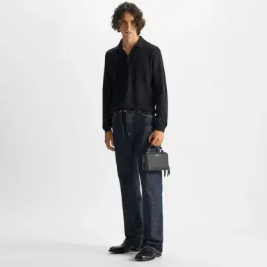 Fendi Slim-fit 5-pocket trousers made from navy blue rinse-washed | Thumbnail 4 Fendi Slim-fit 5-pocket trousers made from navy blue rinse-washed | Thumbnail 4