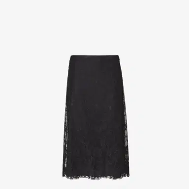 Fendi Midi skirt made of black faded-effect Peonia lace | Thumbnail 2 Fendi Midi skirt made of black faded-effect Peonia lace | Thumbnail 2