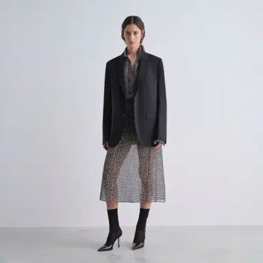Fendi Flared midi skirt with the Crazy Dama geometric motif | Thumbnail 4 Fendi Flared midi skirt with the Crazy Dama geometric motif | Thumbnail 4
