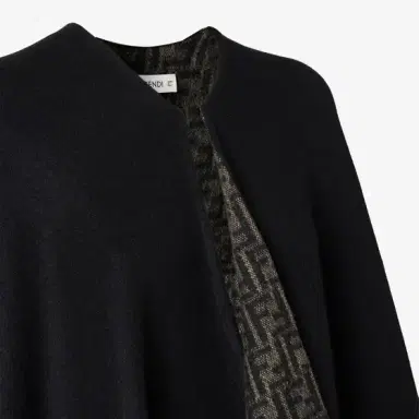 Fendi Large, enveloping double-sided poncho, customised on | Thumbnail 3 Fendi Large, enveloping double-sided poncho, customised on | Thumbnail 3