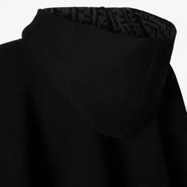 Fendi Poncho with hood customised inside the jacquard FF Zucca | Thumbnail 3 Fendi Poncho with hood customised inside the jacquard FF Zucca | Thumbnail 3