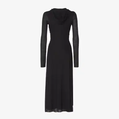 Fendi Crew-neck midi dress with a fitted silhouette and long | Thumbnail 2 Fendi Crew-neck midi dress with a fitted silhouette and long | Thumbnail 2