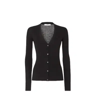 Fendi Slim-fit cardigan with an essential silhouette, V-neck | Thumbnail 1 Fendi Slim-fit cardigan with an essential silhouette, V-neck | Thumbnail 1