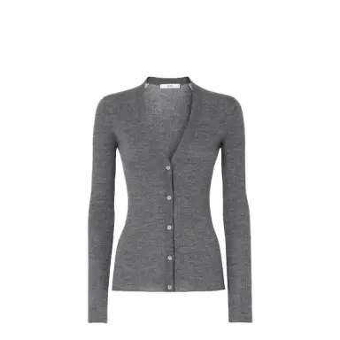 Fendi Slim-fit cardigan with an essential silhouette, V-neck | Thumbnail 1 Fendi Slim-fit cardigan with an essential silhouette, V-neck | Thumbnail 1