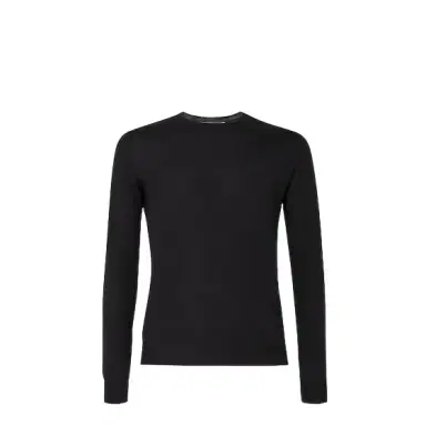 Fendi Slim-fit long-sleeved jumper customised with contrasting | Thumbnail 1 Fendi Slim-fit long-sleeved jumper customised with contrasting | Thumbnail 1