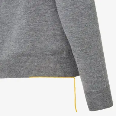 Fendi Slim-fit long-sleeved jumper customised with contrasting | Thumbnail 3 Fendi Slim-fit long-sleeved jumper customised with contrasting | Thumbnail 3