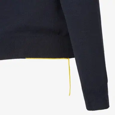 Fendi Slim-fit long-sleeved jumper customised with contrasting | Thumbnail 3 Fendi Slim-fit long-sleeved jumper customised with contrasting | Thumbnail 3