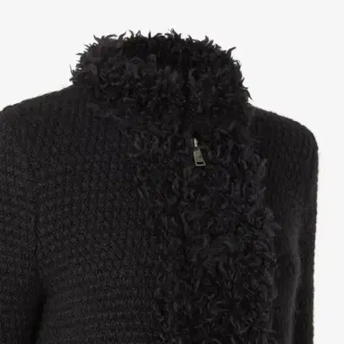 Fendi Short close-fitting jacket with high collar and long sleeves | Thumbnail 3 Fendi Short close-fitting jacket with high collar and long sleeves | Thumbnail 3