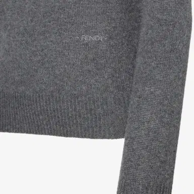 Fendi Basic long-sleeved crew-neck jumper | Thumbnail 4 Fendi Basic long-sleeved crew-neck jumper | Thumbnail 4