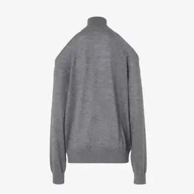 Fendi Soft turtleneck jumper with raglan sleeves and cut-out | Thumbnail 2 Fendi Soft turtleneck jumper with raglan sleeves and cut-out | Thumbnail 2
