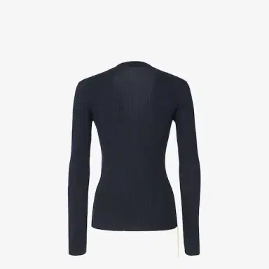Fendi Long-sleeved, slim-fit V-neck jumper | Thumbnail 2 Fendi Long-sleeved, slim-fit V-neck jumper | Thumbnail 2