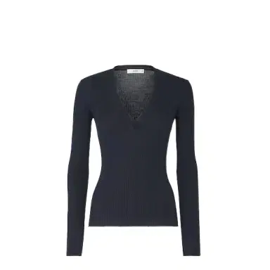 Fendi Long-sleeved, slim-fit V-neck jumper | Thumbnail 1 Fendi Long-sleeved, slim-fit V-neck jumper | Thumbnail 1