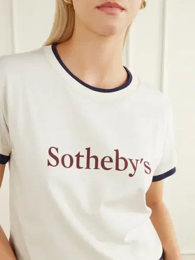 Frame + Sotheby's Printed Cotton-jersey T-shirt | Thumbnail 5 Frame + Sotheby's Printed Cotton-jersey T-shirt | Thumbnail 5