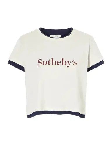 Frame + Sotheby's Printed Cotton-jersey T-shirt | Thumbnail 1 Frame + Sotheby's Printed Cotton-jersey T-shirt | Thumbnail 1