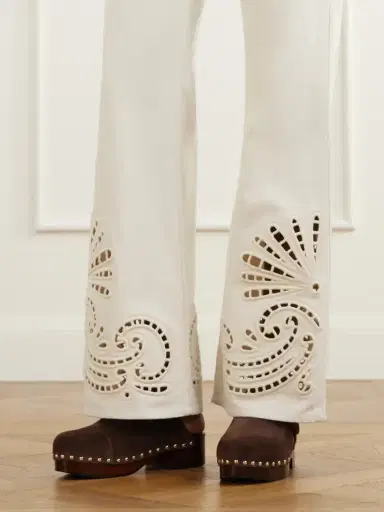 Ulla Johnson The Lou Broderie Anglaise Mid-rise Straight-leg Jeans | Thumbnail 5 Ulla Johnson The Lou Broderie Anglaise Mid-rise Straight-leg Jeans | Thumbnail 5