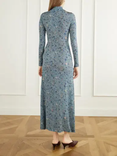 Ulla Johnson Ida Floral-print Stretch-jersey Midi Dress | Thumbnail 3 Ulla Johnson Ida Floral-print Stretch-jersey Midi Dress | Thumbnail 3