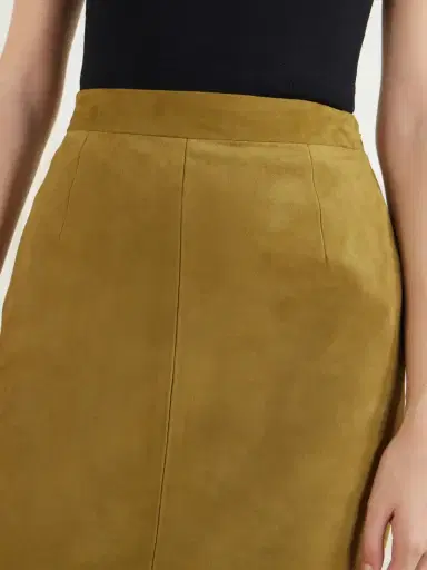 Altuzarra Hank Paneled Suede Knee-length Skirt | Thumbnail 6 Altuzarra Hank Paneled Suede Knee-length Skirt | Thumbnail 6