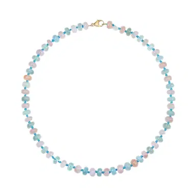 Stephanie Gottlieb Kendall Multicolor Aquamarine Rondelle Necklace | Thumbnail 1 Stephanie Gottlieb Kendall Multicolor Aquamarine Rondelle Necklace | Thumbnail 1