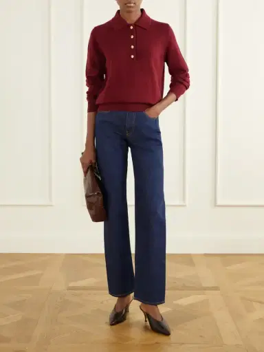 Blazé Milano Highland Wool And Cashmere-blend Polo Sweater | Thumbnail 2 Blazé Milano Highland Wool And Cashmere-blend Polo Sweater | Thumbnail 2