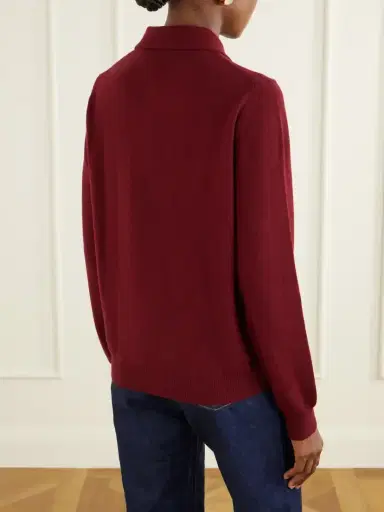 Blazé Milano Highland Wool And Cashmere-blend Polo Sweater | Thumbnail 4 Blazé Milano Highland Wool And Cashmere-blend Polo Sweater | Thumbnail 4