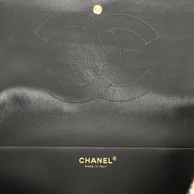 Chanel Chanel Maxi Leopard Print "Souplissimo" Large Flap Bag Brown, Black, White Tweed, Mixed Fibers Gold Hardware | Thumbnail 9 Chanel Chanel Maxi Leopard Print "Souplissimo" Large Flap Bag Brown, Black, White Tweed, Mixed Fibers Gold Hardware | Thumbnail 9