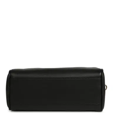 Chanel Chanel Mini Bowling Bag with Strap Black Calfskin Gold Hardware | Thumbnail 6 Chanel Chanel Mini Bowling Bag with Strap Black Calfskin Gold Hardware | Thumbnail 6
