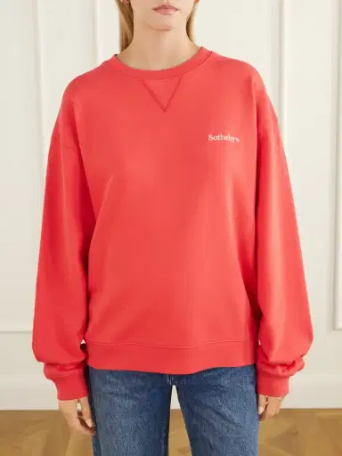 Frame + Sotheby's Logo-embroidered Cotton-jersey Sweatshirt | Thumbnail 3 Frame + Sotheby's Logo-embroidered Cotton-jersey Sweatshirt | Thumbnail 3