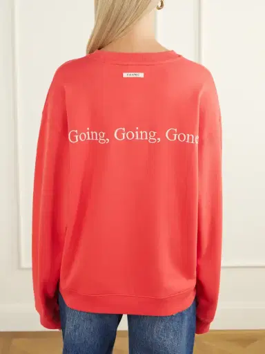 Frame + Sotheby's Logo-embroidered Cotton-jersey Sweatshirt | Thumbnail 4 Frame + Sotheby's Logo-embroidered Cotton-jersey Sweatshirt | Thumbnail 4