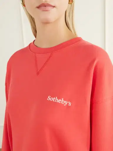 Frame + Sotheby's Logo-embroidered Cotton-jersey Sweatshirt | Thumbnail 5 Frame + Sotheby's Logo-embroidered Cotton-jersey Sweatshirt | Thumbnail 5