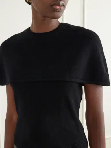 Simkhai Yuki Cape-effect Cashmere Top | Thumbnail 5 Simkhai Yuki Cape-effect Cashmere Top | Thumbnail 5