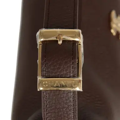 Chanel Chanel Round Top Handle Hobo Bag Dark Brown Grained Calfskin Gold Hardware | Thumbnail 9 Chanel Chanel Round Top Handle Hobo Bag Dark Brown Grained Calfskin Gold Hardware | Thumbnail 9