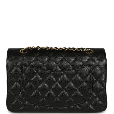 Chanel Chanel Small Classic Double Flap Bag Black Caviar Gold Hardware | Thumbnail 4 Chanel Chanel Small Classic Double Flap Bag Black Caviar Gold Hardware | Thumbnail 4