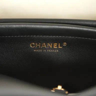 Chanel Chanel Small Leopard Print "Urban Essential" East West Shopping Tote Black Calfskin, Brown, Black, White Tweed, Mixed Fibers Gold Hardware | Thumbnail 9 Chanel Chanel Small Leopard Print "Urban Essential" East West Shopping Tote Black Calfskin, Brown, Black, White Tweed, Mixed Fibers Gold Hardware | Thumbnail 9