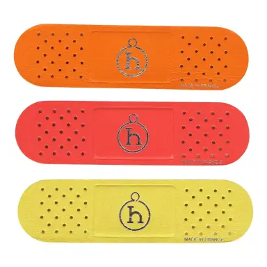 HERMÈS Hermes Band-Aid Orange, Orange Field, Lime Milo Lambskin | Thumbnail 1 HERMÈS Hermes Band-Aid Orange, Orange Field, Lime Milo Lambskin | Thumbnail 1