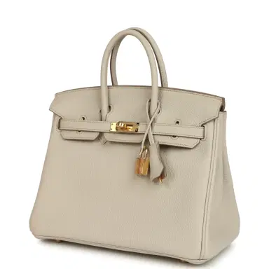 HERMÈS Hermes Birkin 25 Beton Togo Gold Hardware | Thumbnail 5 HERMÈS Hermes Birkin 25 Beton Togo Gold Hardware | Thumbnail 5