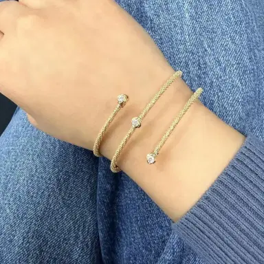Giovanni Ferraris Giovanni Ferraris 18K Rose Gold & Titanium Diamond Spring Bracelet by The Solist | Thumbnail 2 Giovanni Ferraris Giovanni Ferraris 18K Rose Gold & Titanium Diamond Spring Bracelet by The Solist | Thumbnail 2