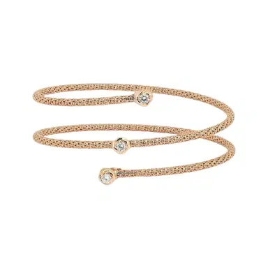 Giovanni Ferraris Giovanni Ferraris 18K Rose Gold & Titanium Diamond Spring Bracelet by The Solist | Thumbnail 1 Giovanni Ferraris Giovanni Ferraris 18K Rose Gold & Titanium Diamond Spring Bracelet by The Solist | Thumbnail 1