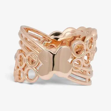 Giovanni Ferraris Giovanni Ferraris 18K Rose Gold White Sapphire & Diamond Ring Sz. 7.25 by The Solist | Thumbnail 5 Giovanni Ferraris Giovanni Ferraris 18K Rose Gold White Sapphire & Diamond Ring Sz. 7.25 by The Solist | Thumbnail 5