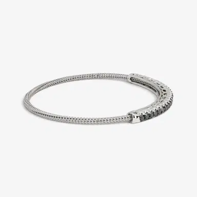 Giovanni Ferraris Giovanni Ferraris 18K White Gold & Titanium Black Sapphire Spring Bracelet by The Solist | Thumbnail 4 Giovanni Ferraris Giovanni Ferraris 18K White Gold & Titanium Black Sapphire Spring Bracelet by The Solist | Thumbnail 4