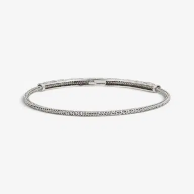 Giovanni Ferraris Giovanni Ferraris 18K White Gold & Titanium Black Sapphire Spring Bracelet by The Solist | Thumbnail 5 Giovanni Ferraris Giovanni Ferraris 18K White Gold & Titanium Black Sapphire Spring Bracelet by The Solist | Thumbnail 5
