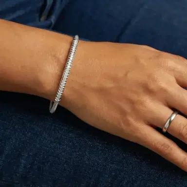 Giovanni Ferraris Giovanni Ferraris 18K White Gold & Titanium Diamond Spring Bracelet by The Solist | Thumbnail 2 Giovanni Ferraris Giovanni Ferraris 18K White Gold & Titanium Diamond Spring Bracelet by The Solist | Thumbnail 2