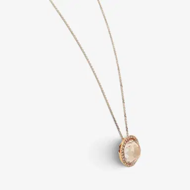 Giovanni Ferraris Giovanni Ferraris Perlage 18K Rose Gold White Sapphire & Diamond Necklace by The Solist | Thumbnail 4 Giovanni Ferraris Giovanni Ferraris Perlage 18K Rose Gold White Sapphire & Diamond Necklace by The Solist | Thumbnail 4