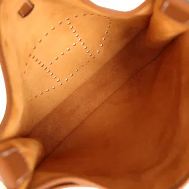 HERMÈS Hermes Evelyne III PM Gold Clemence Palladium Hardware | Thumbnail 8 HERMÈS Hermes Evelyne III PM Gold Clemence Palladium Hardware | Thumbnail 8