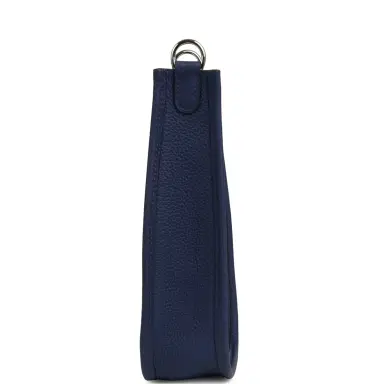 HERMÈS Hermes Evelyne TPM Bleu Saphir Clemence Palladium Hardware | Thumbnail 3 HERMÈS Hermes Evelyne TPM Bleu Saphir Clemence Palladium Hardware | Thumbnail 3