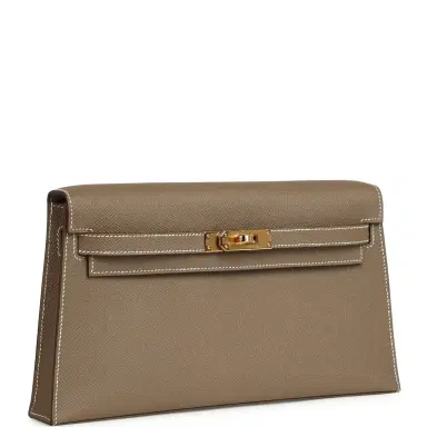 HERMÈS Hermes Kelly Elan Etoupe Epsom Gold Hardware | Thumbnail 2 HERMÈS Hermes Kelly Elan Etoupe Epsom Gold Hardware | Thumbnail 2