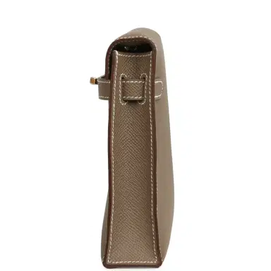 HERMÈS Hermes Kelly Elan Etoupe Epsom Gold Hardware | Thumbnail 3 HERMÈS Hermes Kelly Elan Etoupe Epsom Gold Hardware | Thumbnail 3