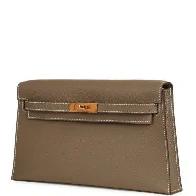 HERMÈS Hermes Kelly Elan Etoupe Epsom Gold Hardware | Thumbnail 5 HERMÈS Hermes Kelly Elan Etoupe Epsom Gold Hardware | Thumbnail 5