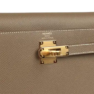 HERMÈS Hermes Kelly Elan Etoupe Epsom Gold Hardware | Thumbnail 6 HERMÈS Hermes Kelly Elan Etoupe Epsom Gold Hardware | Thumbnail 6