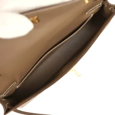 HERMÈS Hermes Kelly Elan Etoupe Epsom Gold Hardware | Thumbnail 7 HERMÈS Hermes Kelly Elan Etoupe Epsom Gold Hardware | Thumbnail 7